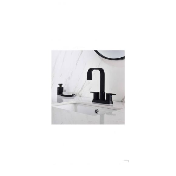 RKF Waterfall Swivel Spout Two-handle Centerset bathroom faucet - Picture 1 of 9
